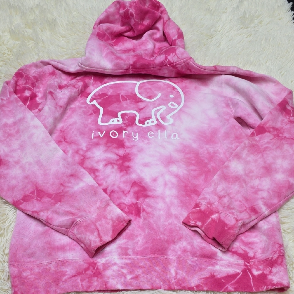 Ivory Ella Vibrant Pink Hoodie